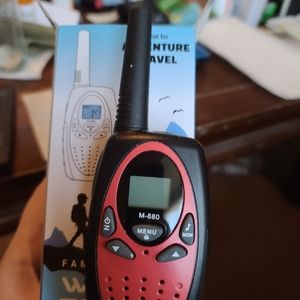 2 kids red walkie talkies